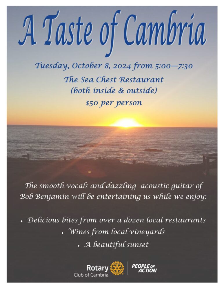 A Taste of Cambria is Happening in Just Five Days