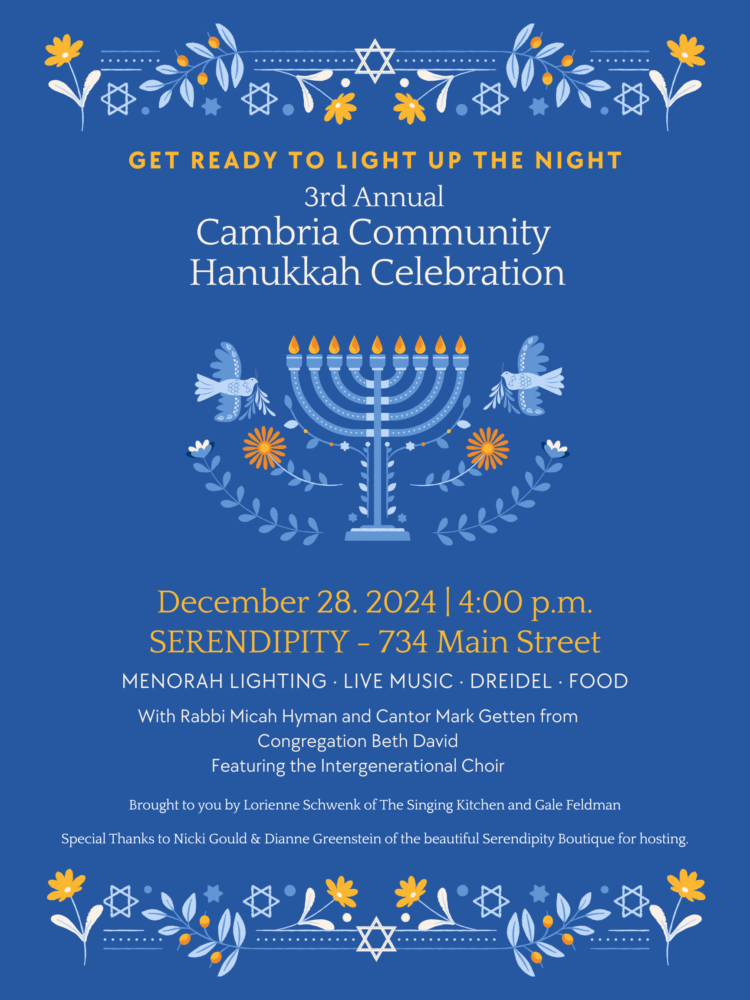 Light up the Night at the Third Annual Community Hanukkah Celebration