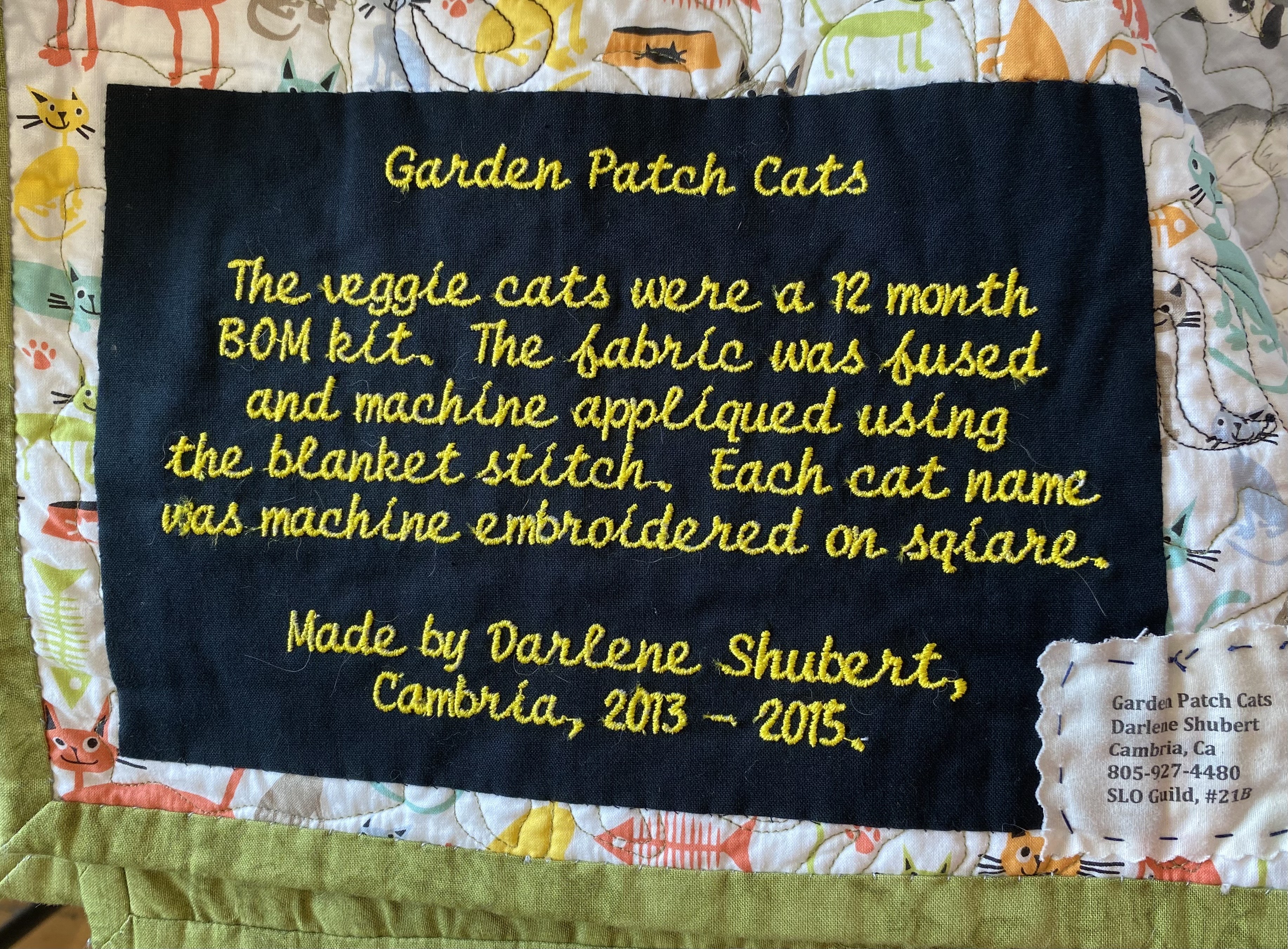 HART Offers a Chance to Win a Cat-themed Quilt