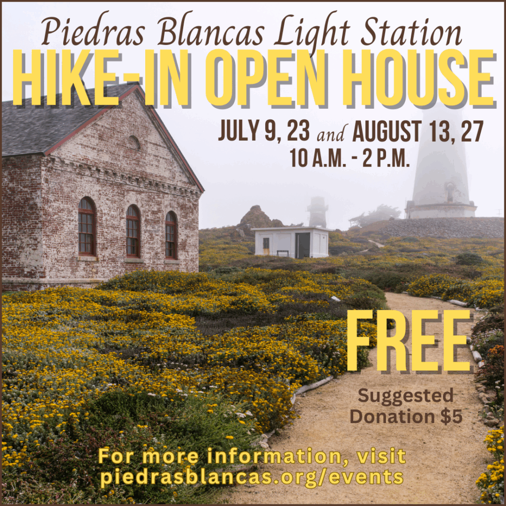 Summer Hike-In Open House Events at the Piedras Blancas Light Station