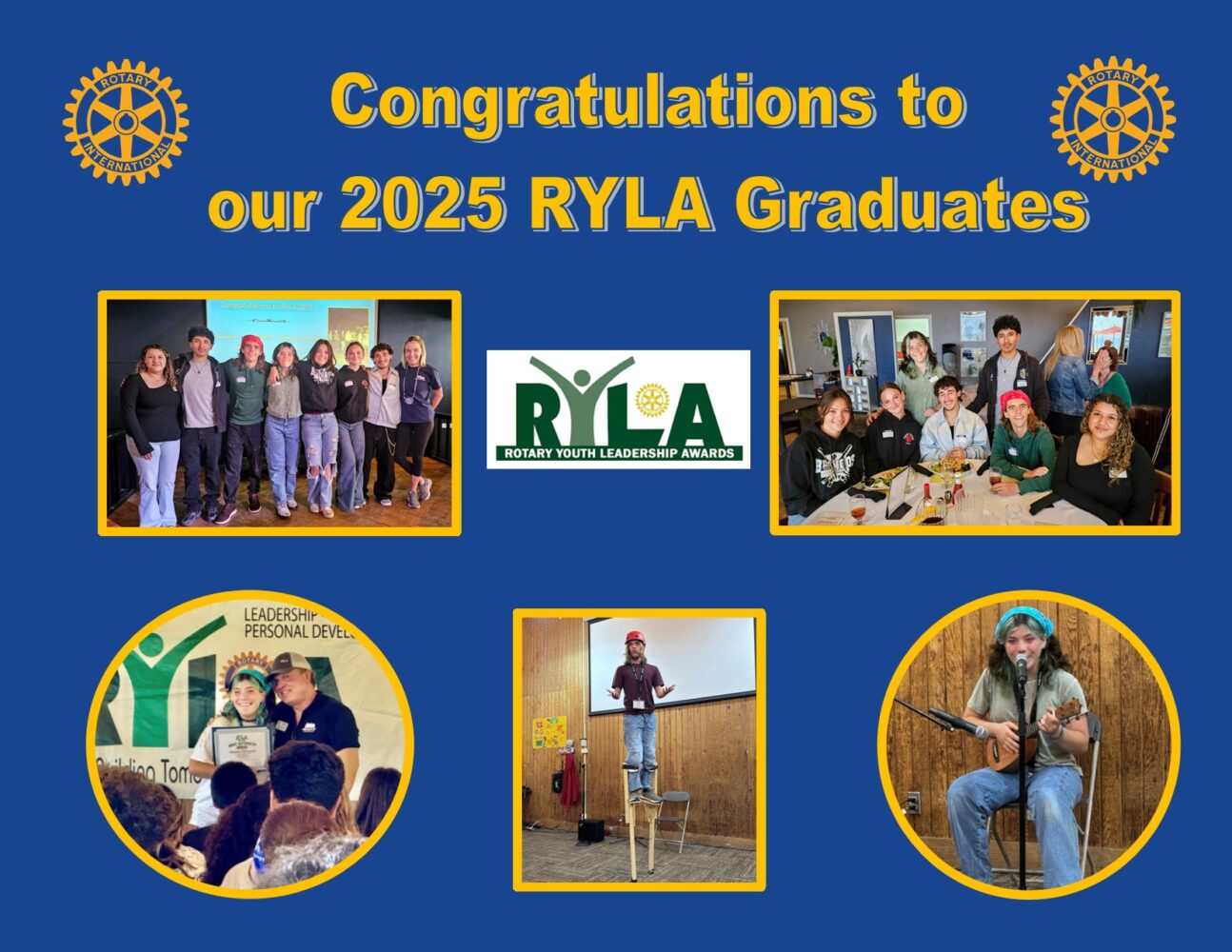 Meet Rotary’s 2025 RYLA Graduates and Sign Up for the Blood Drive